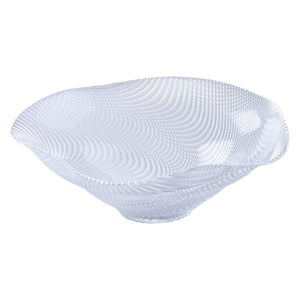 Anton Studio Decorative Glass Bowl - Vortex, Clear