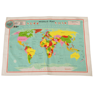 Rex Tea Towel - World Map