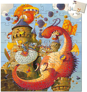 Silhouette Puzzle - Valliant & The Dragon