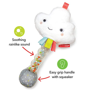 Silver Lining Cloud - Rain Stick Rattle