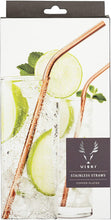 Load image into Gallery viewer, Viski Summit Copper Straws
