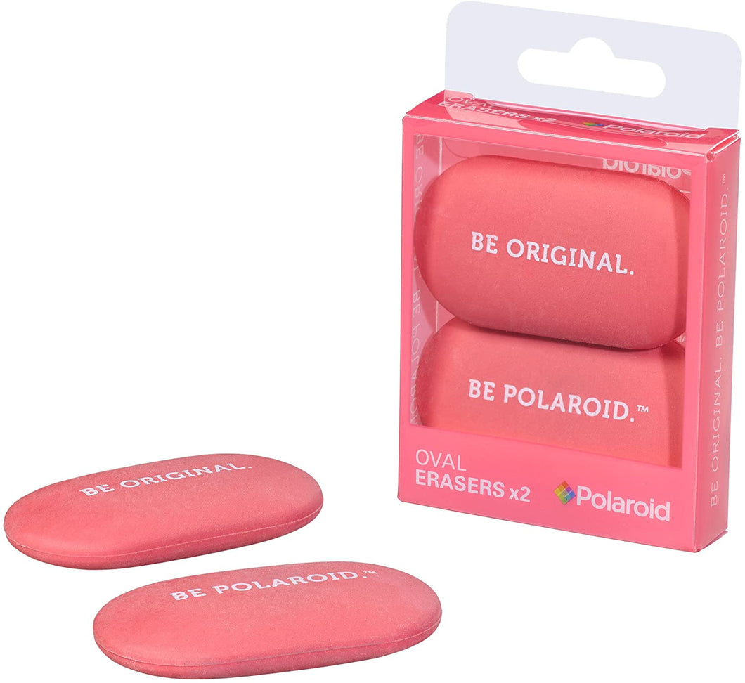 Polaroid Oval Eraser - Pink