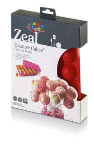 Zeal Silicone Cake Pop Mould - Red