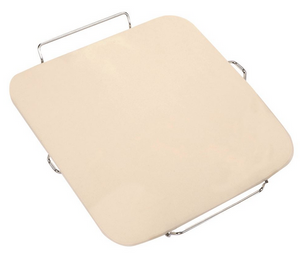 Eddingtons Traditional Pizza Stone with Rack - 12x15" Rectangle