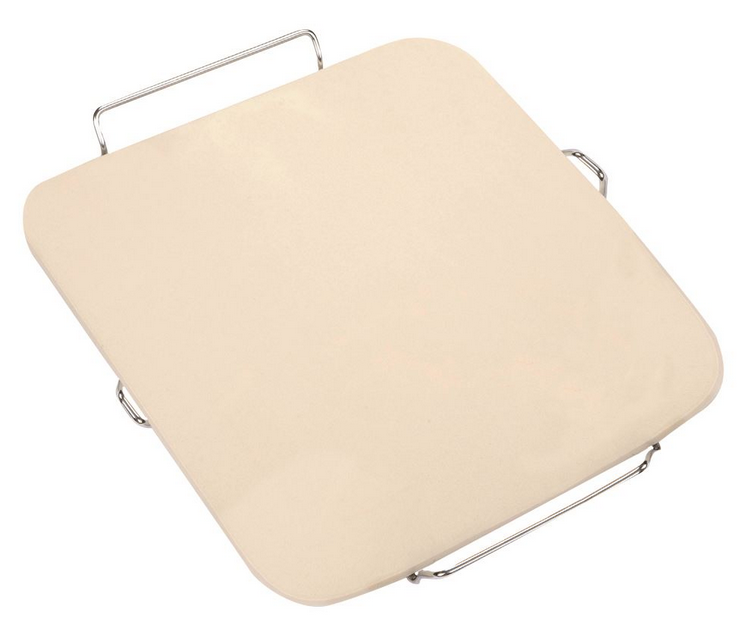 Eddingtons Rectangular Pizza Stone With Serving Rack – 12''x15'' – Perfect For Homemade Pizza