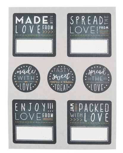 Kitchen Pantry 28Pc Chalk Board Label Set