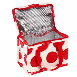 Rex Lunch Bag - Red On White Spotlight