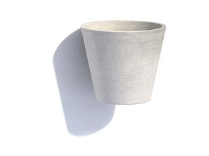 Ecopots Amsterdam Wall Hanging Pot - White/Grey