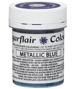 Sugarflair Chocolate Colouring  - Metallic Blue