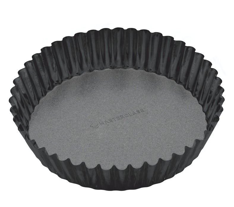 MasterClass Non-Stick Extra Deep Fluted Flan Tin, 25cm