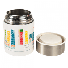 Load image into Gallery viewer, Rex 450ml Stainless Steel Food Flask - Periodic Table
