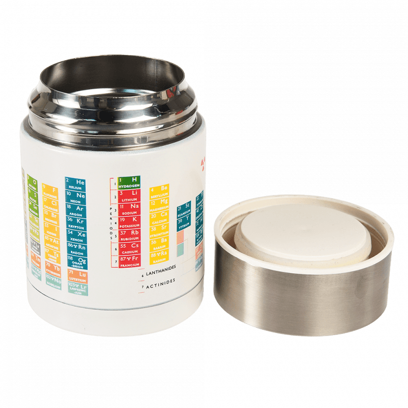 Rex 450ml Stainless Steel Food Flask - Periodic Table