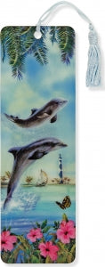 3D Dolphin Bookmark