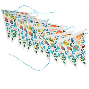 Rex Paper Bunting Decorations - Wild Wonders