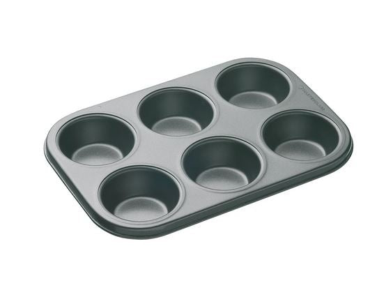 MasterClass Non-Stick 6 Hole Deep Baking Pan