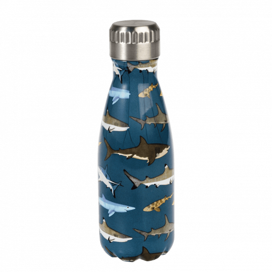 Rex 260ml Stainless Steel Bottle - Sharks