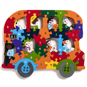Alphabet Jigsaw - Bus