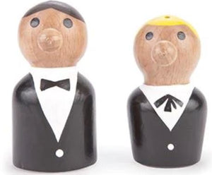 Kikkerland At Your Service Salt and Pepper Shaker