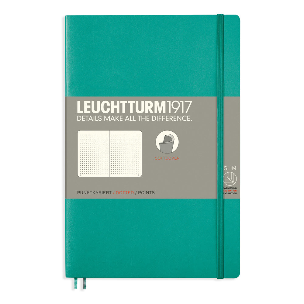 Leuchtturm Soft Cover Dotted - Emerald