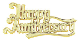 Culpitt Happy Anniversary Motto - Gold