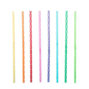 Kikkerland 11" Reusable Straws - Rainbow