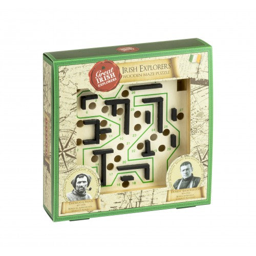 Great Irish Explores - Wooden Maze Puzzle
