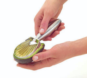 MasterClass Stainless Steel Avocado Slicer