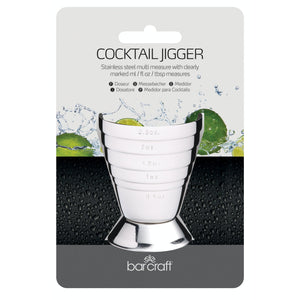 BarCraft Stainless Steel Cocktail Jigger