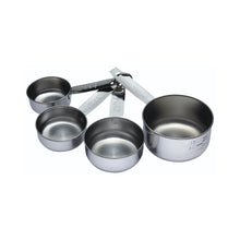 Load image into Gallery viewer, KitchenCraft Stainless Steel 4 Piece Measuring Cup Set
