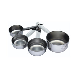 KitchenCraft Stainless Steel 4 Piece Measuring Cup Set