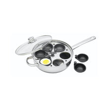Load image into Gallery viewer, KitchenCraft Stainless Steel Six Hole Egg Poacher
