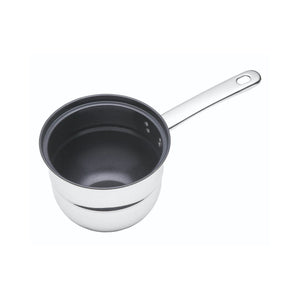 KitchenCraft Stainless Steel Non-Stick Porringer - 16cm