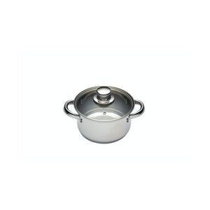 KitchenCraft Stainless Steel Three Tier Steamer - 16cm