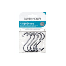 Load image into Gallery viewer, KitchenCraft Pk5 Chrome Plated &#39;S&#39; Hooks 80mm

