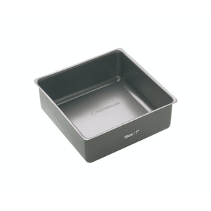 MasterClass Non-Stick Deep Loose Base Cake Pan - Square 7"