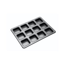Load image into Gallery viewer, MasterClass Non-Stick 12 Hole Square Brownie Pan
