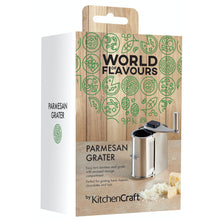 Load image into Gallery viewer, World of Flavours Italian Rotary S/S Parmesan Cheese Grater
