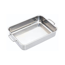 Load image into Gallery viewer, MasterClass Stainless Steel Heavy Duty Roasting Pan - 32cm
