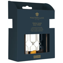 Load image into Gallery viewer, MasterClass Professional Stainless Steel Triple Sand Timer
