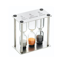 Load image into Gallery viewer, MasterClass Professional Stainless Steel Triple Sand Timer
