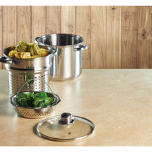 Load image into Gallery viewer, World of Flavours Italian Stainless Steel Pasta Pot
