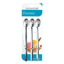 Load image into Gallery viewer, KitchenCraft Set of 3 Ice Cream Spoons
