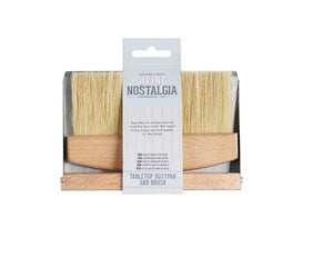 Living Nostalgia Tabletop Dustpan & Brush