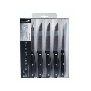 MasterClass Deluxe Set of 6 Steak Knives