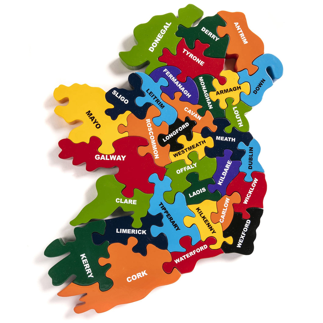 Alphabet Jigsaw - Map of Ireland