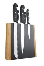 Load image into Gallery viewer, Taylor&#39;s Eye Witness Double Sided Magnetic Bamboo Knife Block

