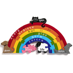 Alphabet Jigsaw - Irish Rainbow