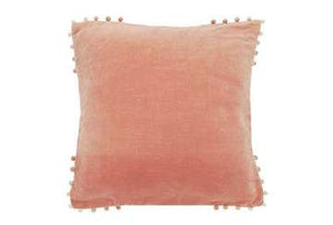 Velvet Cushion - Pink Blush