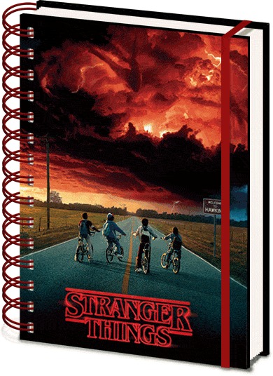Stranger Things A5 Notebook - Holographic