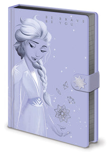 Frozen 2 A5 Notebook - Lilac Snow